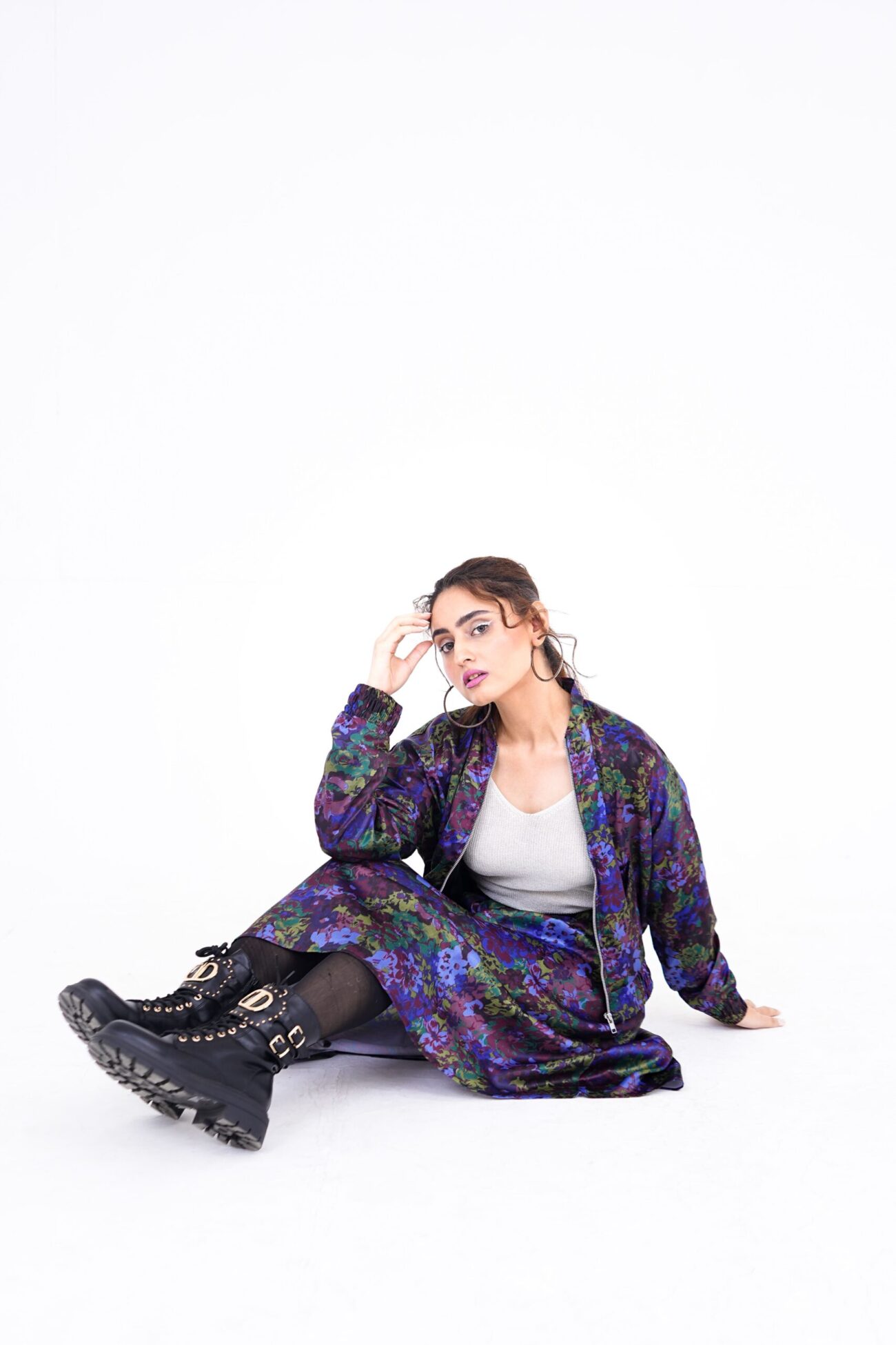 Printed Bomber Jacket - Image 3