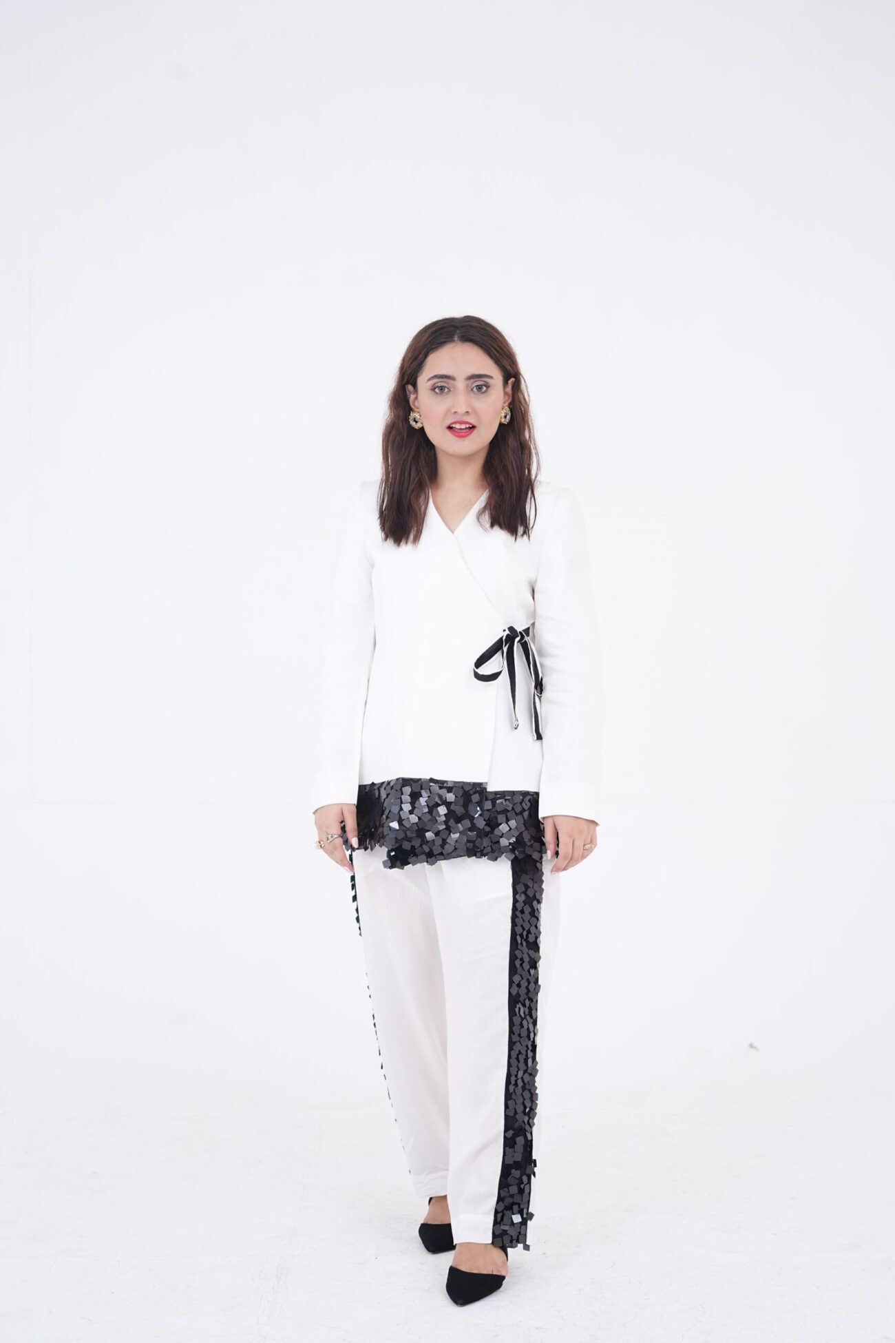 Flared Sequin Pant
