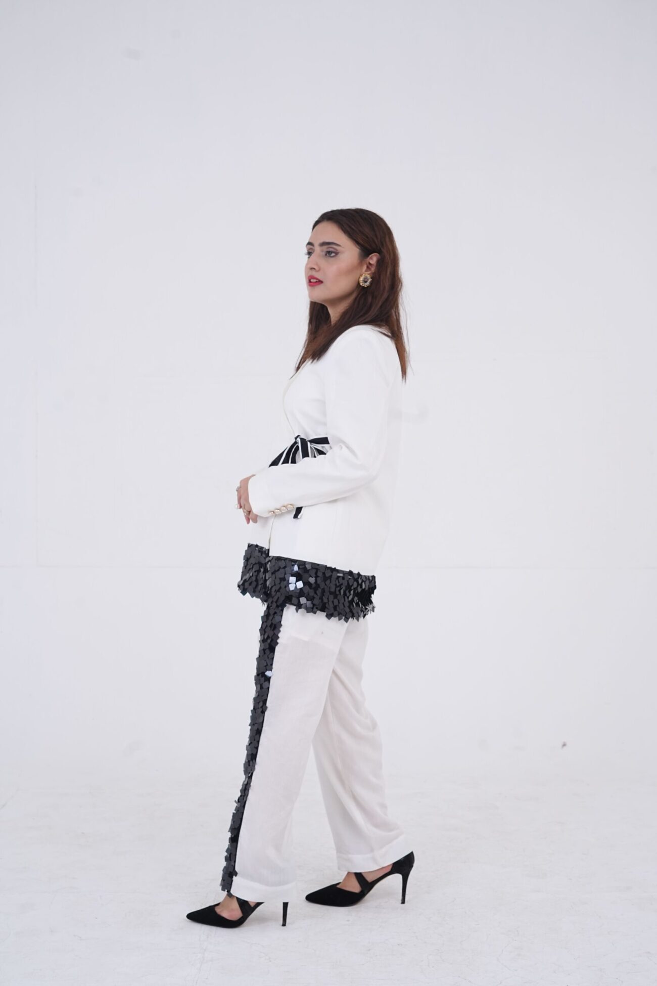 Flared Sequin Pant - Image 3